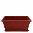 Горшок цветочный Петуния 30x16.2x30 см v8 л пластик терракотовый
