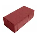 Брусчатка Кирпичик 200x100x45 мм цвет красный