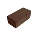 Брусчатка Кирпичик 200x100x45 мм цвет коричневый