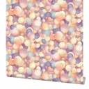 Обои флизелиновые Home Color Bubbles оранжево-фиолетовые 1.06 м HC71650-51