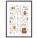 Постер Дом Корлеоне Медвежья тропа 07-0631-50x70, 50x70 см
