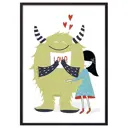 Постер Дом Корлеоне Монстр "Love" 07-0638-40x60, 40x60 см