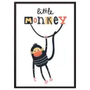 Постер Дом Корлеоне Обезьяна "Little monkey" 07-0642-21x30, 21x30 см