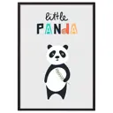 Постер Дом Корлеоне Панда "Little panda" 07-0648-40x60, 40x60 см