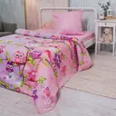 Комплект постельного белья полутораспальный Василиса Совята 00000058752, бязь