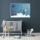 Постер Простопостер "Планеты" 120x90 см