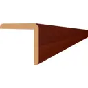 Угол МДФ универсальный Орех итальянский 24x24х2700 мм