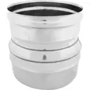 Переход 0.5x180х200 мм, зеркальная нержавеющая сталь