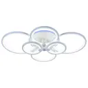 Светодиодная люстра 8077/6 WHT 168W+8W RGB, Profit Light