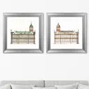 Картина «ArtNoMore» Диптих The City Hall in Amsterdam 1701г (из 2-х картин)