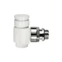 Клапан запорный угловой SR Rubinetterie Prestige & Minimal 1/2" цвет белый