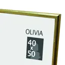 Рамка Olivia 40x50 см пластик цвет золото