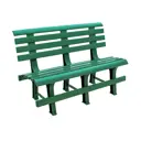 Скамейка пластиковая Стандарт пластик 217510 120x53x80 см темно-зеленый