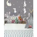 Фотообои Fbrush Ночные зайки v-24213171 400x270 см