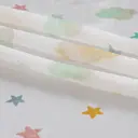 Тюль 1 м/п Тучки со звездами вуаль 300 см цвет бежевый