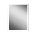 Шкаф зеркальный подвесной Montero Black LED с подсветкой 60x80 см цвет черный