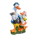 Садовая фигурка Decobraz Уточки-парочка F853, 21x24x41 см