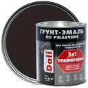Грунт-эмаль по ржавчине 3 в 1 Dali графитовая цвет коричневый 2 л