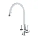 Смеситель для кухни Lemark Comfort цвет белый LM3075C-White