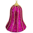 Елочная игрушка «Колокольчик» 9 см фиолетовый