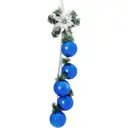 Подвес с шарами 47 см пластик голубой