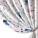 Штора на ленте Совы 160x260 см цвет синий