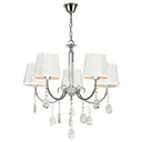 Люстра классическая подвесная 5*60Вт E14 KL.2651-5-P CH