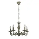 Люстра классическая подвесная 5*60Вт Е14 KL.29231-5-P AB