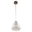 Люстра лофт подвесная 1*60Вт E27 MD.1706-1-P PGD