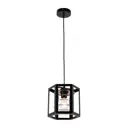 Люстра подвесная 1*60Вт E27 MD.8818-1-P BK+FGD
