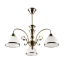 Светильник подвесной HIPER H158-0 Arianna 3 лампы 9 м² цвет бронза