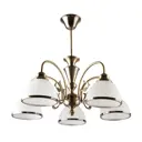 Светильник подвесной HIPER H158-1 Arianna 5 ламп 15 м² цвет бронза