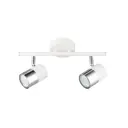 Спот HIPER H078-2 Alba H078-2 2 лампы 5 м² цвет белый