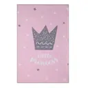 Ковер нейлон Inspire Melyne 100x150 см цвет розовый