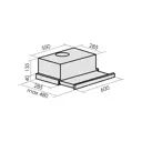 Вытяжка встраиваемая MBS ARALIA 260 WHITE