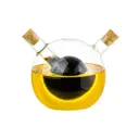 Бутылка для масла уксуса соевого соуса 2в1 350 60 мл 13.6x10x10.5 см Elan Gallery Crystal glass с пробкой стеклянная