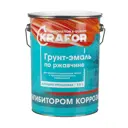 Грунт-эмаль по ржавчине Krafor 26700 5.5 кг цвет коричневый