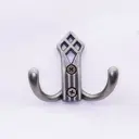 Крючок двухрожковый Brante 2630, античное серебро