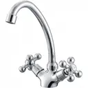Двухвентильный смеситель Kaiser Carlson Lux излив 18.7 см цвет хром