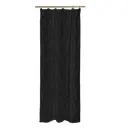 Штора на ленте Manilva 160x280 см цвет чёрный