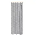 Штора на ленте Monegia 160x280 см цвет серый