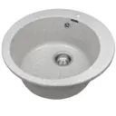 Мойка для кухни из искусственного камня Gerhans A04-19 серая 495х495мм