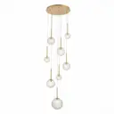 Люстра подвесная ST Luce Arcobalino SL1152.203.08, 8 ламп, цвет золотой