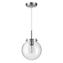 Светильник подвесной LUMION 4590_1, 1 лампа, 3 м², цвет серый