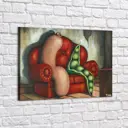Картина без обрамления Red panda 60x40 см Горошек И Сосиска - p53719