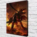 Картина без обрамления Red panda 60x40 см Цербер