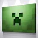 Картина без обрамления Red panda 60x40 см Minecraft - Крипер