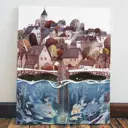 Картина без обрамления Red panda 60x40 см Городской колодец(40x60)