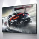Картина без обрамления Red panda 60x40 см Porsche 911 RSR