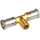 Тройник комбинированный Henco 20x3/4"x20 мм НР-ВПр латунь